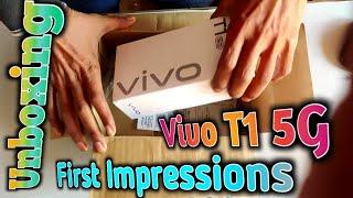 Vivo T1 5g Unboxing & First Impressions  Turbo Processor,Turbo Battery Performance,Monster Killer 