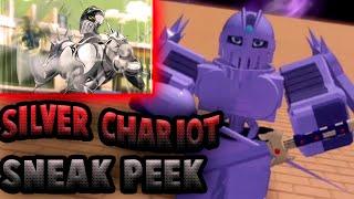 Silver Chariot Sneak Peeks in N the jojo game