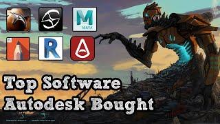 Top 9 Software that Autodesk Acquired/Bought