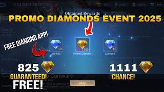 FREE PROMO DIAMONDS 2025! MEGA SALE EVENT 1 DIAMOND EPIC SKIN MOBILE LEGENDS