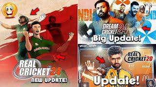 Real Cricket 24 New Update & Dream Cricket 24 Surprise | WCC4 / RC20 Mega Update | New Cricket Game!