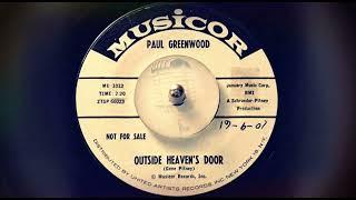 TEEN Paul Greenwood - Outside Heaven's Door (1961)