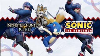 Monster Hunter Rise - Sonic The Hedgehog Collab