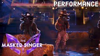 Buffalos sing “Waiting For A Girl Like You” by Foreigner | THE MASKED SINGER | SEASON 12