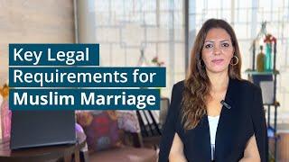 Key Legal Requirements for Muslim Marriage in UAE