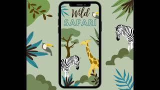 Preview Wild Safari Video Animated Invitation - Digital Invitation