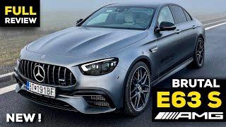 2021 MERCEDES E63S AMG Sedan NEW FULL DRIVE Review BRUTAL Sound Exhaust RACE START 0-62mph