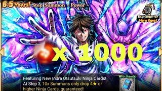 NxB NV: Summon 1000 Shinobite At Indra Otsutsuki New 4rd Kit 6.5 Anniversary ||| NarutoXBoruto #nxb