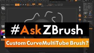 #AskZBrush: “How can I create a CurveMultiTube brush with custom IMM parts?”