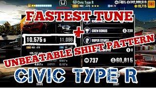 Honda Civic Type R Tune + Unbeatable Shift Pattern | CSR Racing 2 | CSR2 WILL