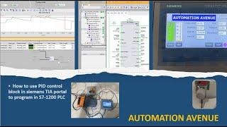 PID Control Implementation in Siemens TIA Portal: S7-1200 PLC Tutorial