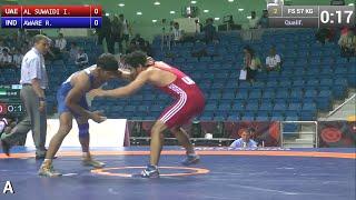 Qualification:  Rahul Balasaheb AWARE (IND) df. Isultan Abdulla AL SUWAIDI (UAE) by TF, 10-0