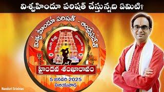 విశ్వహిందూ పరిషత్ చేస్తున్నది ఏమిటి?  | What is Vishva Hindu Parishad doing?| Nanduri Srinivas