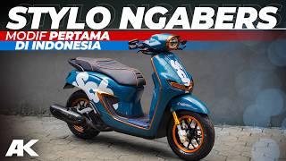 PERDANA! Modif Honda Stylo Ala Vespa Matic! #AtenxKatros