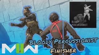 Bloody Percussionist Finishing Move (ONI OPERATOR BUNDLE) | Modern Warfare 2 | Season 1 or 6?