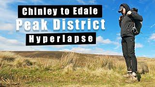HYPERLAPSE Peak District Walk - Chinley to Edale via Kinder Scout
