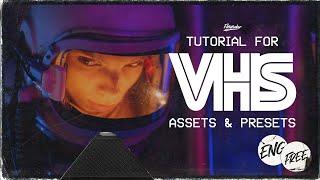 Tutorial for install free VHS assets & presets | #davinciresolve #free #tutorial | VHS effect