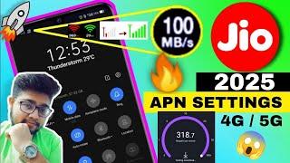 Jio New APN Settings 2025 | Jio Net Slow Internet Problem Solution  | Jio Network Problem Solution