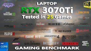 RTX 3070Ti Gaming Test in 25 Games in 2023 | Acer Nitro 5 Gaming Benchmark | #rtx3070ti