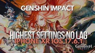 iPhone XR: Genshin Impact High Settings