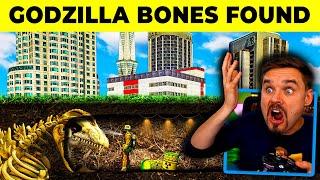 Godzilla BONES buried under the city in GTA 5!