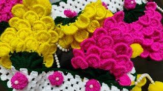 Wow awesome crochet toran easy and beautiful diwali toran#Wowcreation