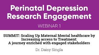 Perinatal Connect - Maternal Health Webinar Speaker Dr Daisy Singla