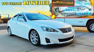 THE 2IS LOOKS SO GOOD LOWERED | Project 2IS (2011 Lexus IS250)