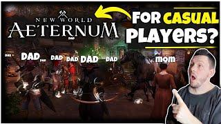 Is New World Aeternum the Perfect Game for Casual Players?