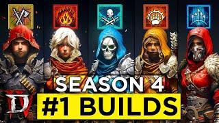 Top 5 Builds for every Class to Level Fast 1-100 in Season 4 Diablo 4