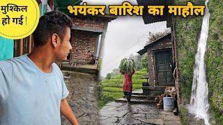 गांव में भयंकर बारिश का माहौल | Uttarakhandi village life | pahadi life | RTK Vlogs