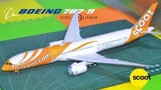 BOEING 787-9 (DREAMLINER) SCOOT | PAPERCRAFT
