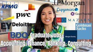 GRADUATE JOBS: When to apply, How to apply - Accounting, Finance, Banking, Big Four | Becca and Soph