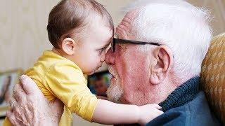 Funny Baby And Grandparents Moments