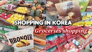 shopping in korea  vlog, Grocery shopping in korea with prices  New skincare tightening patches