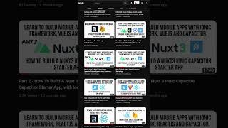 what kind of technical video tutorials are you looking for? #shorts #vue #react #reactnative #ionic