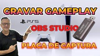 Como Gravar Gameplay do PS5 pelo OBS com Placa de Captura