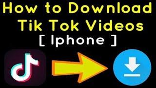 How to save a  TikTok videos to your camera roll  (one click)