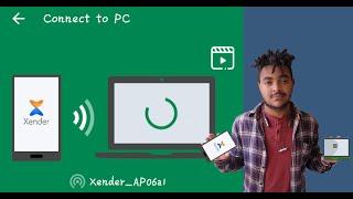 How to transfer file from pc to android phone by using xender