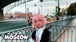  [4K] Russia, Moscow:-Youth in Anime costumes | Russian COSPLAY | Unusual walk in Moscow