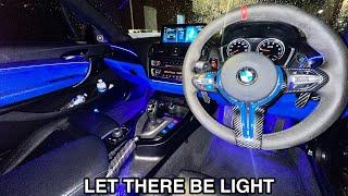 The Ultimate BMW Upgrade: Luxury Interior Led Lights, Ambience, And Tinted Windows! (Part 7)