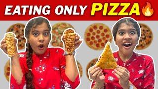 We Ate Only PIZZA for 24 hrs || Food Challenge Tamil || Ammu Times ||