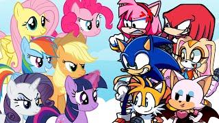 Pony Girl But My Little Pony & Sonic Team Sing It (Sonic VS My Little Pony) - [UTAU Cover]