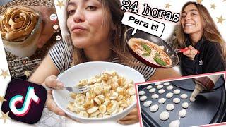 24 horas comiendo como PARA TI de TIKTOK - ALEBANANA