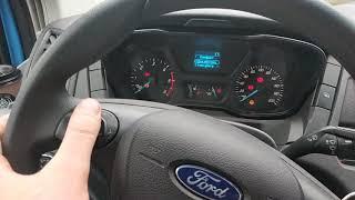 Включение обогрева салона Ford Tranzit 2019. Webasto.