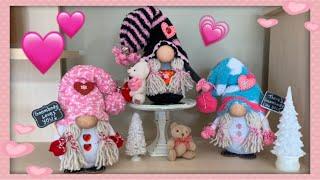 How to Make Adorable & Easy Dollar Tree Valentine Girl Gnomes! ️