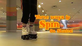 Learn to SPIN on Skates in LESS than 5 MINUTES! 