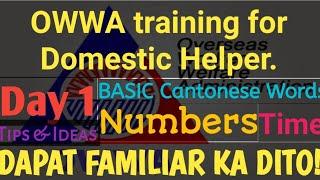 OWWA TRAINING FOR DOMESTIC HELPER BOUND TO HONGKONG DAY 1/DH IN HONGKONG/OFW SA HONGKONG.