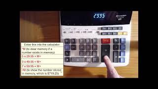 How to Use the Memory Functions on a Desktop Calculator (updated)