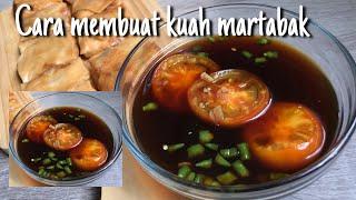 Cara membuat kuah martabak |resep kuah cuka gula merah untuk martabak